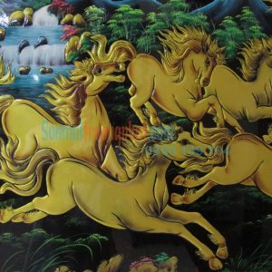 Tranh Mã Đáo Thành Công Phù Điêu Đắp Nổi