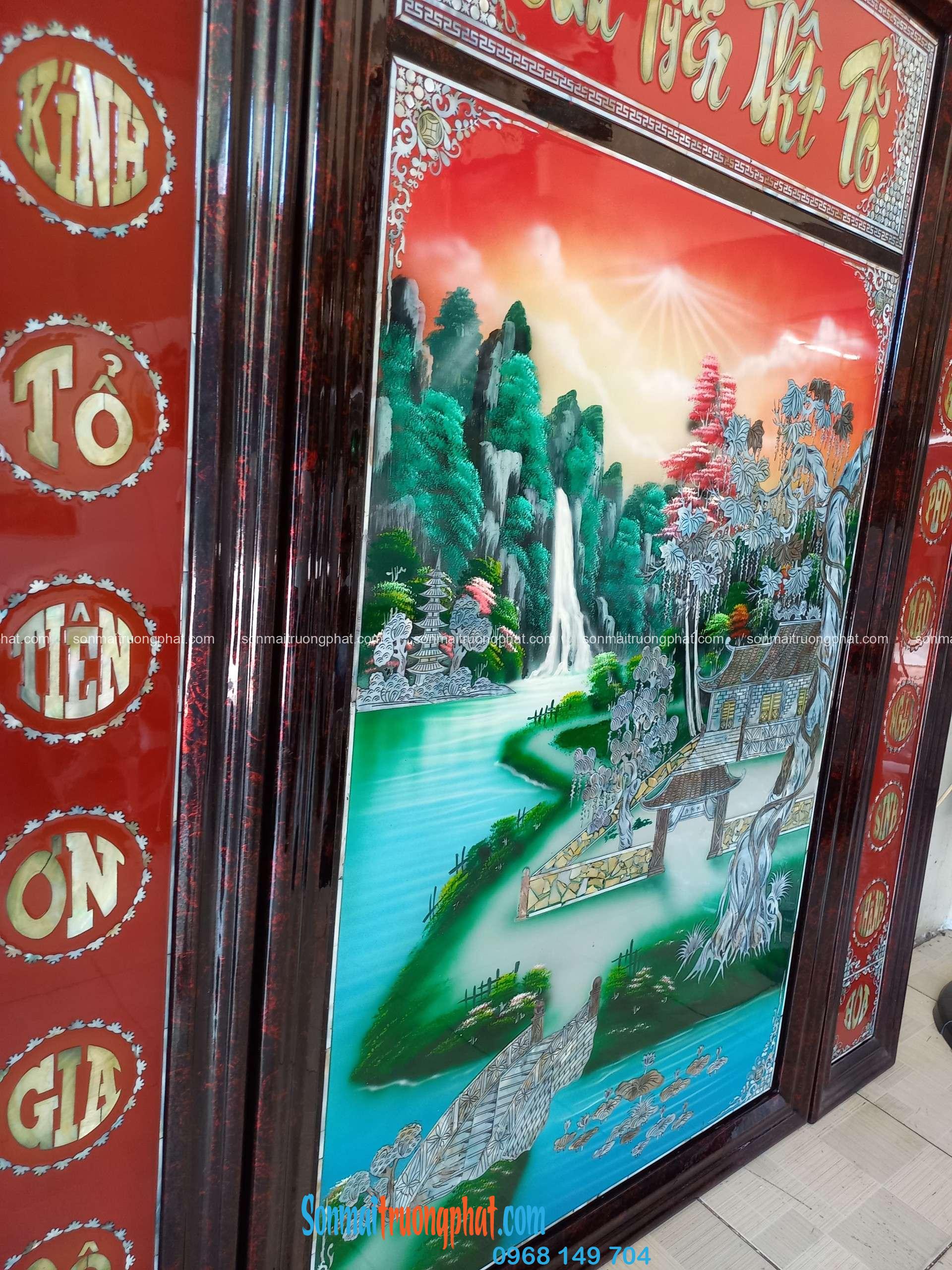 Tranh Cửu Huyền Thất Tổ Cao Cấp 146x154 – Tinh Hoa Sơn Mài, Tâm Linh Quy Tụ (1) Tranh Cửu Huyền Thất Tổ Cao Cấp 146x154 – Tinh Hoa Sơn Mài, Tâm Linh Quy Tụ