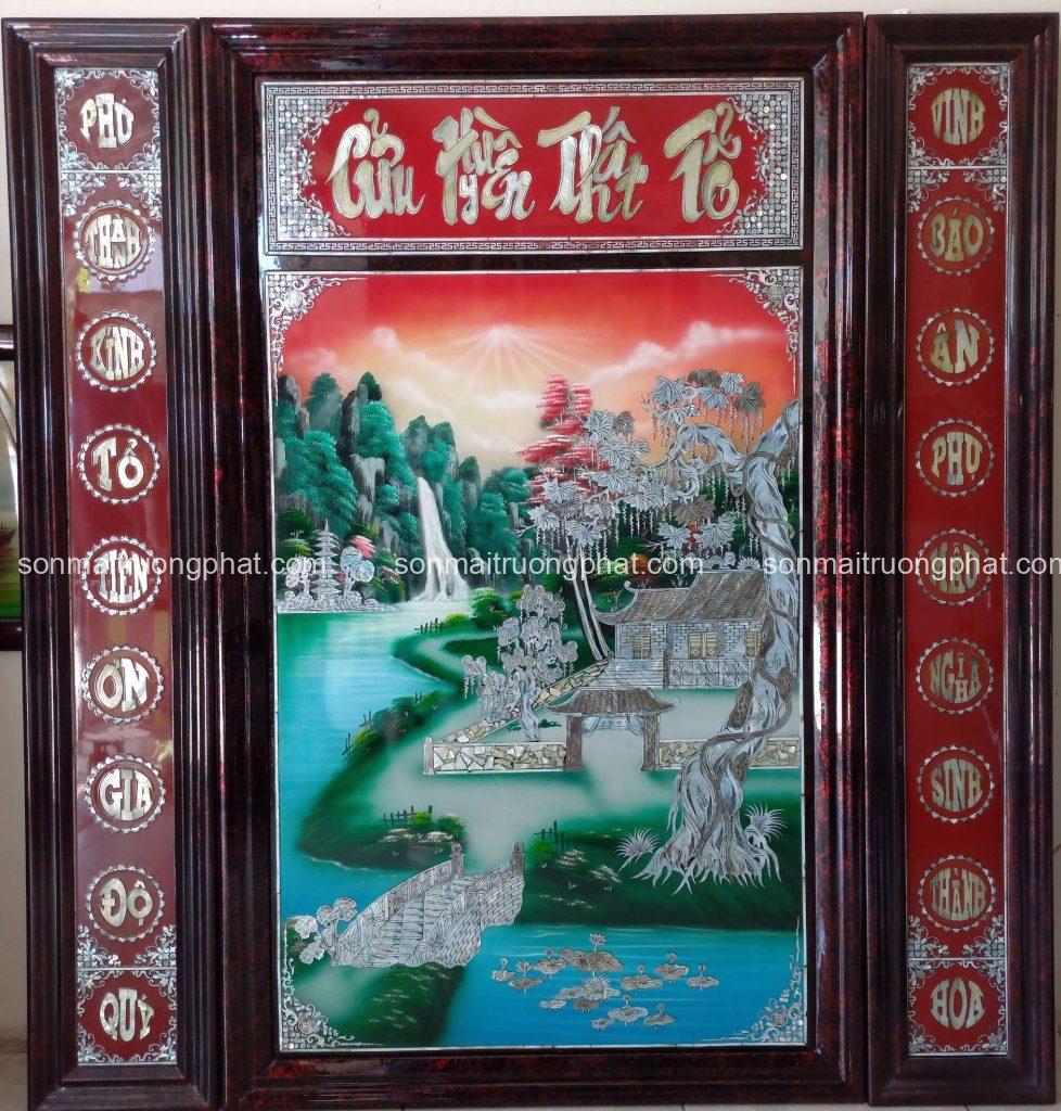 Tranh Cửu Huyền Thất Tổ Cao Cấp 146x154 – Tinh Hoa Sơn Mài, Tâm Linh Quy Tụ Tranh Cửu Huyền Thất Tổ Cao Cấp 146x154 – Tinh Hoa Sơn Mài, Tâm Linh Quy Tụ