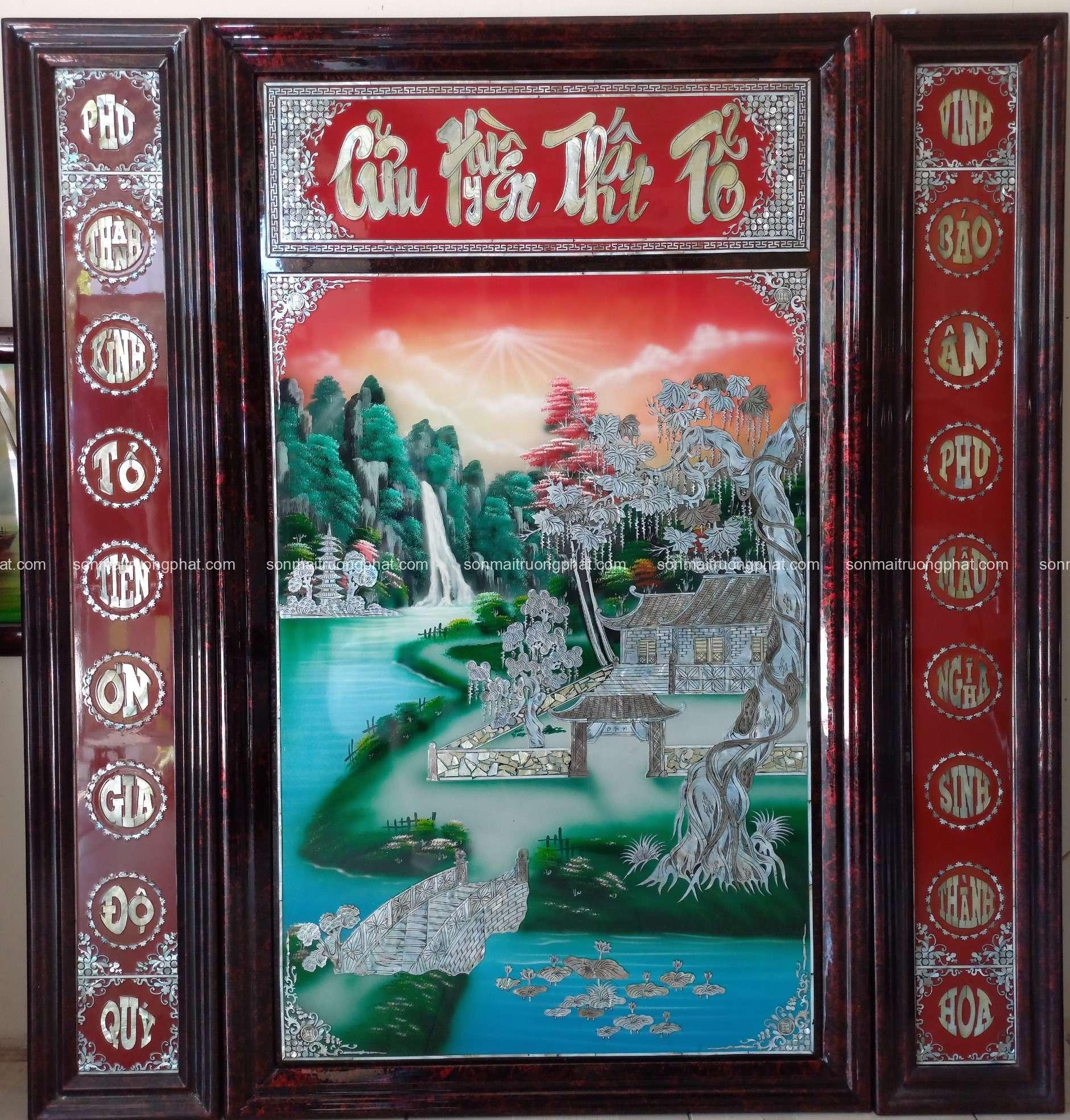 Tranh Cửu Huyền Thất Tổ Cao Cấp 146x154 – Tinh Hoa Sơn Mài, Tâm Linh Quy Tụ Tranh Cửu Huyền Thất Tổ Cao Cấp 146x154 – Tinh Hoa Sơn Mài, Tâm Linh Quy Tụ
