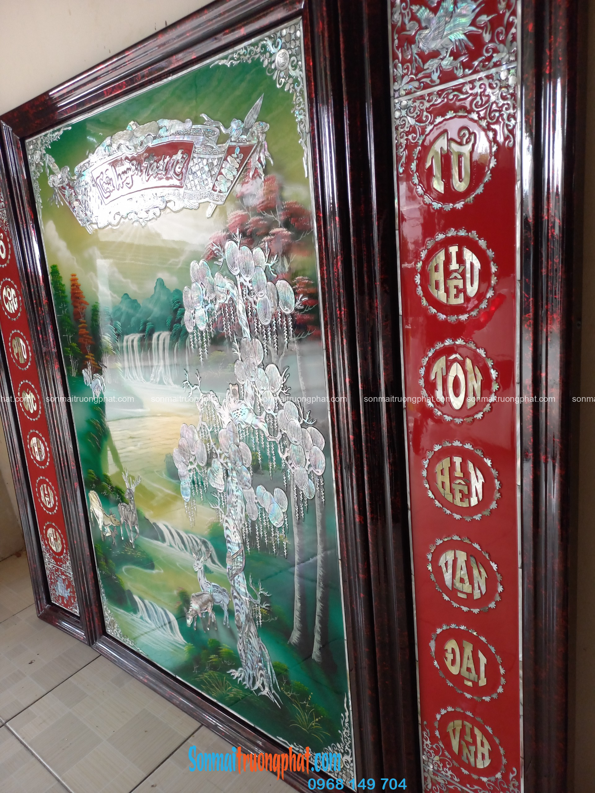 Tranh Liễn Thờ Cửu Huyền Thất Tổ 130x146 - Sơn Mài Tinh Hoa, Tâm Linh Quy Tụ Tranh Liễn Thờ Cửu Huyền Thất Tổ 130x146 - Sơn Mài Tinh Hoa, Tâm Linh Quy Tụ