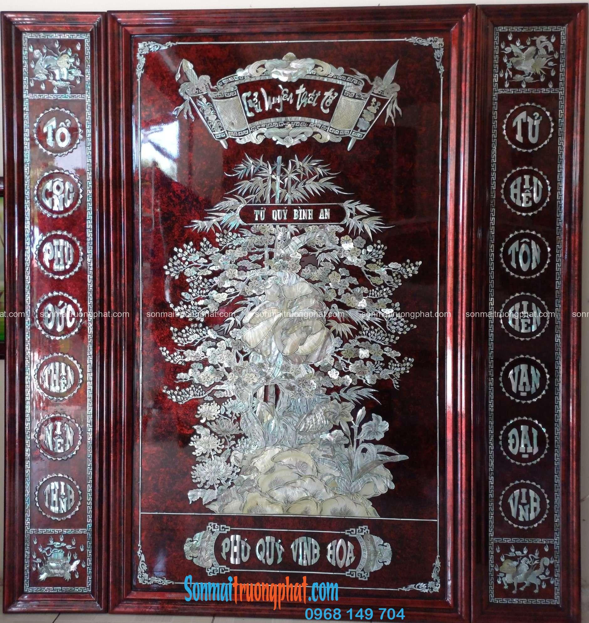 Tranh Liễn Thờ Cửu Huyền Thất Tổ 146x154 Xà Cừ Đẳng Cấp Nhất 2024 – Biểu Tượng Tối Thượng Của Tâm Linh Và Tài Lộc Tranh Liễn Thờ Cửu Huyền Thất Tổ 146x154 Xà Cừ Đẳng Cấp Nhất 2024 – Biểu Tượng Tối Thượng Của Tâm Linh Và Tài Lộc