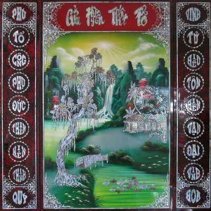 Tranh Thờ Cửu Huyền Thất Tổ 106x106cm – Nghệ Thuật Sơn Mài Đẳng Cấp, Giá Tốt