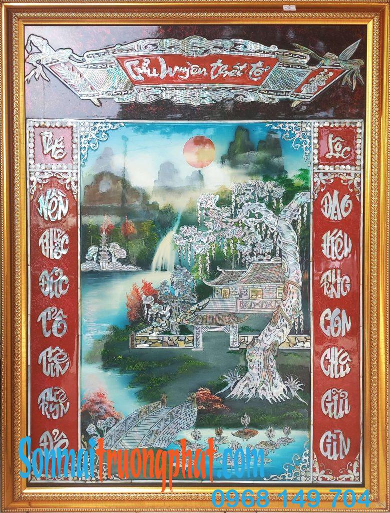 Liễn Thờ Sơn Mài Cửu Huyền 68x88cm-Vẻ Đẹp Tranh Thờ Sơn Mài Liễn Thờ Sơn Mài Cửu Huyền 68x88cm - Vẻ Đẹp Tâm Linh Tinh Tế