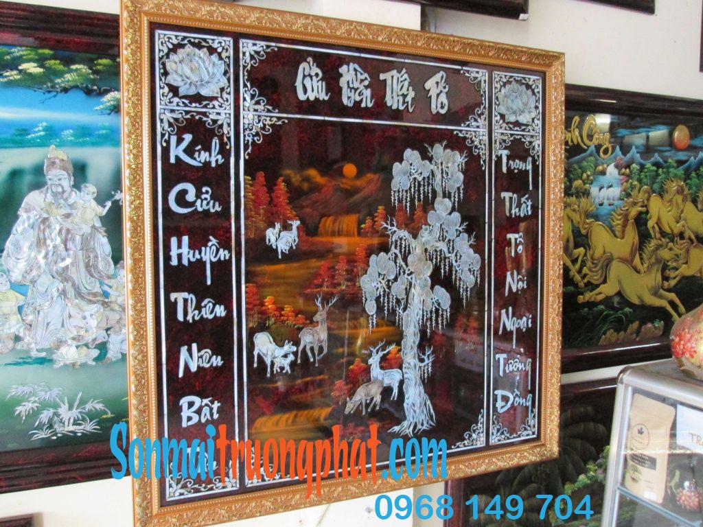 Tranh Liễn Thờ Sơn Mài Tùng Nai 81x81cm – Nghệ Thuật Thờ Cúng Đậm Chất Văn Hóa Tranh Liễn Thờ Sơn Mài Tùng Nai 81x81cm – Nghệ Thuật Thờ Cúng Đậm Chất Văn Hóa