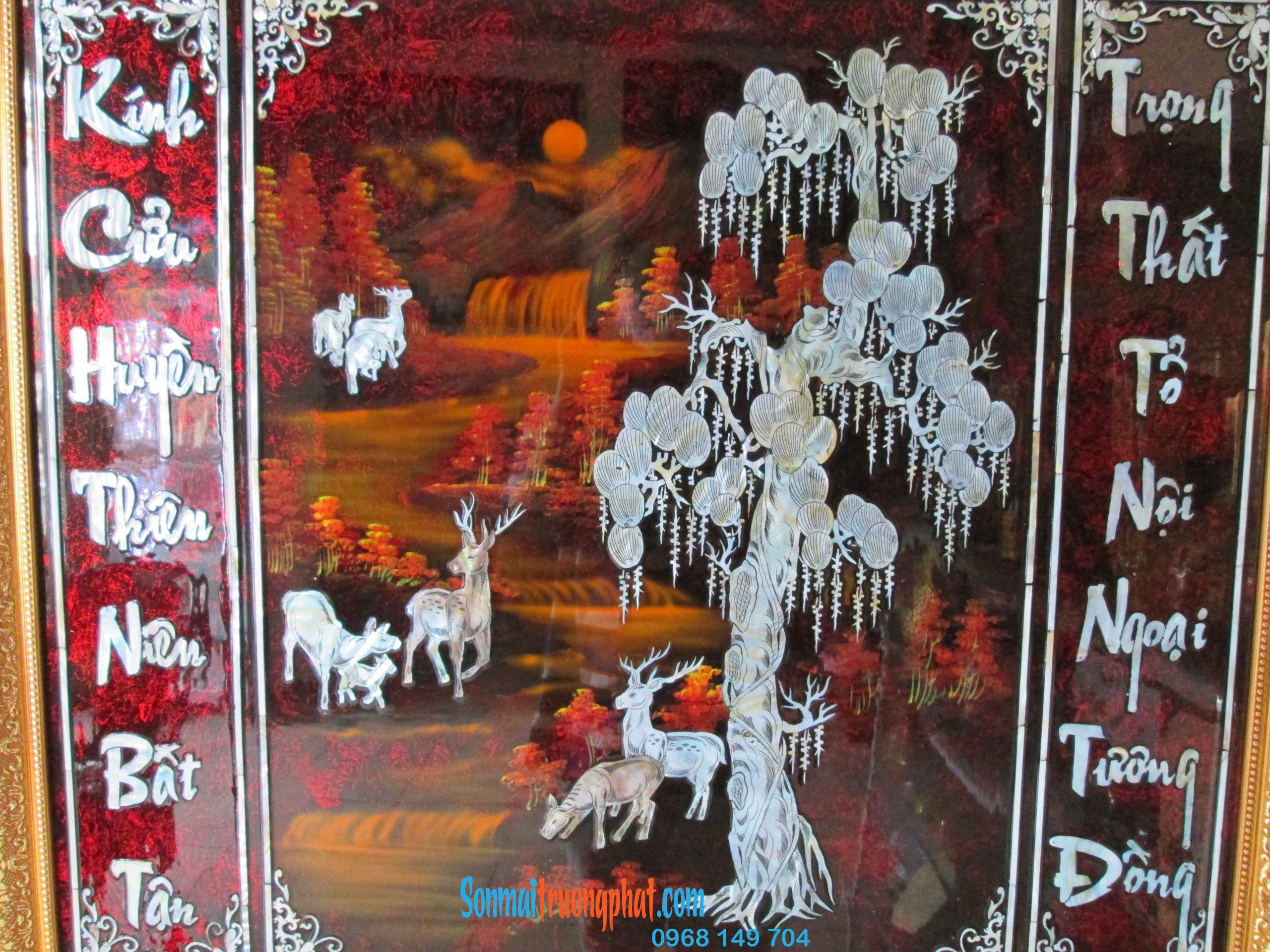 Tranh Liễn Thờ Sơn Mài Tùng Nai 81x81cm – Nghệ Thuật Thờ Cúng Đậm Chất Văn Hóa Tranh Liễn Thờ Sơn Mài Tùng Nai 81x81cm – Nghệ Thuật Thờ Cúng Đậm Chất Văn Hóa