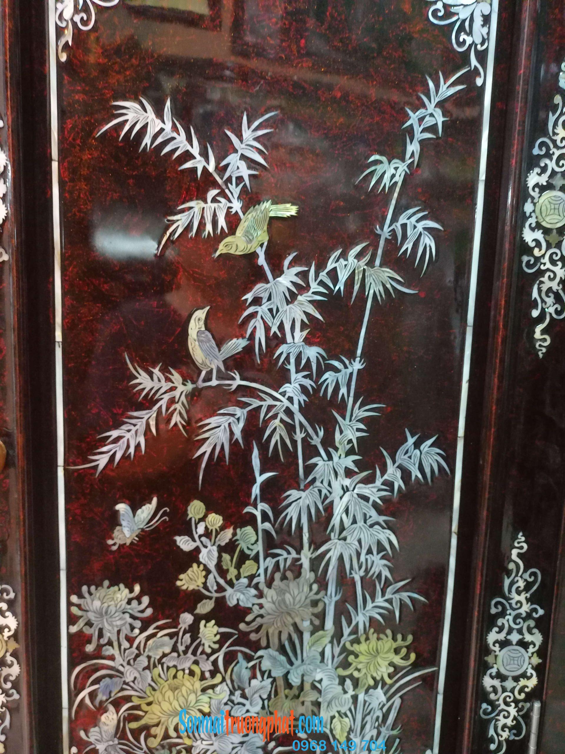 Tủ Thờ Sơn Mài – Tinh Hoa Nghệ Thuật Thờ Cúng Truyền Thống 146x154cm (11) Tủ Thờ Sơn Mài – Tinh Hoa Nghệ Thuật Thờ Cúng Truyền Thống 146x154x68cm
