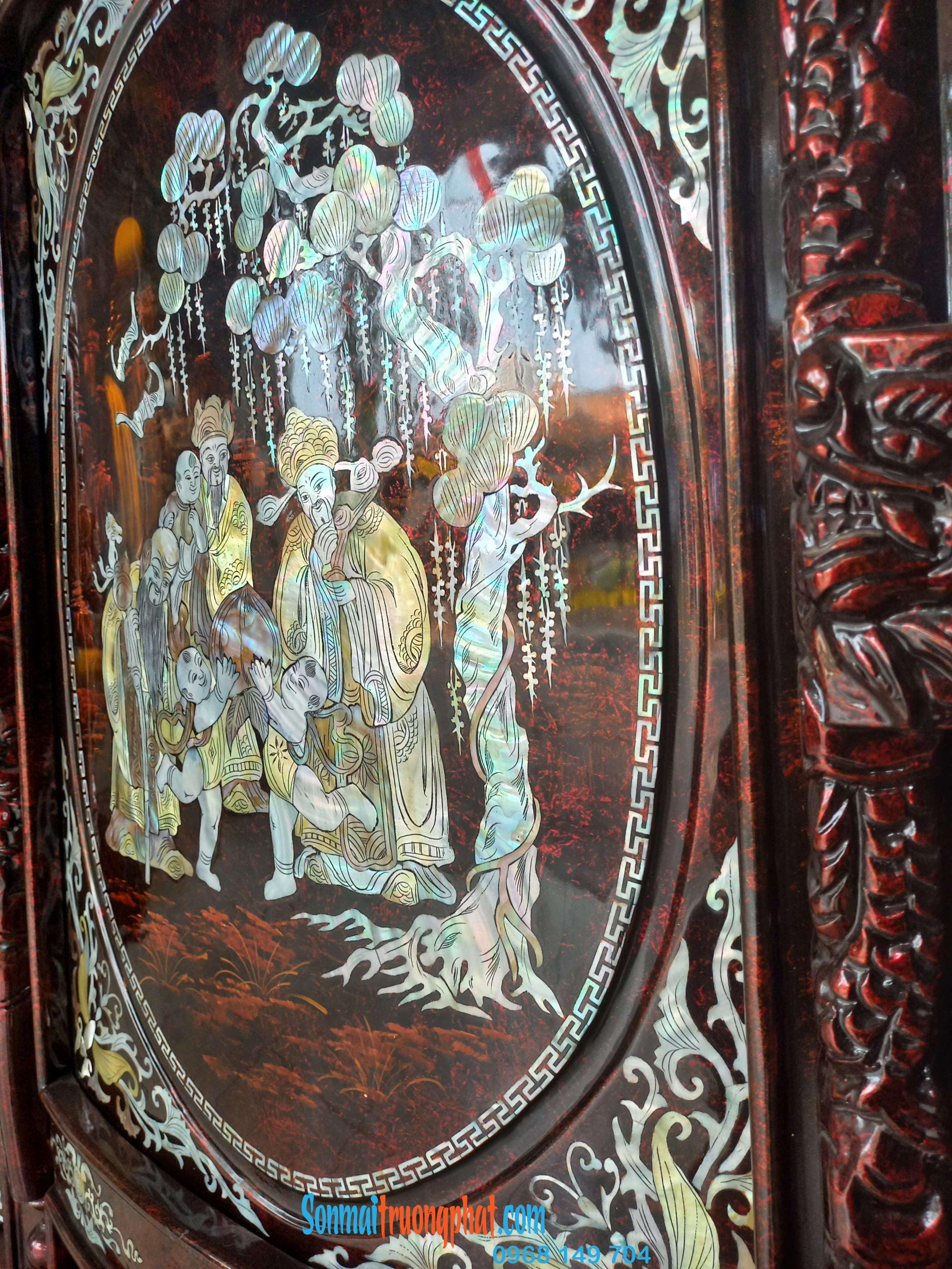 Tủ Thờ Sơn Mài – Tinh Hoa Nghệ Thuật Thờ Cúng Truyền Thống 146x154x68cm Tủ Thờ Sơn Mài – Tinh Hoa Nghệ Thuật Thờ Cúng Truyền Thống 146x154x68cm