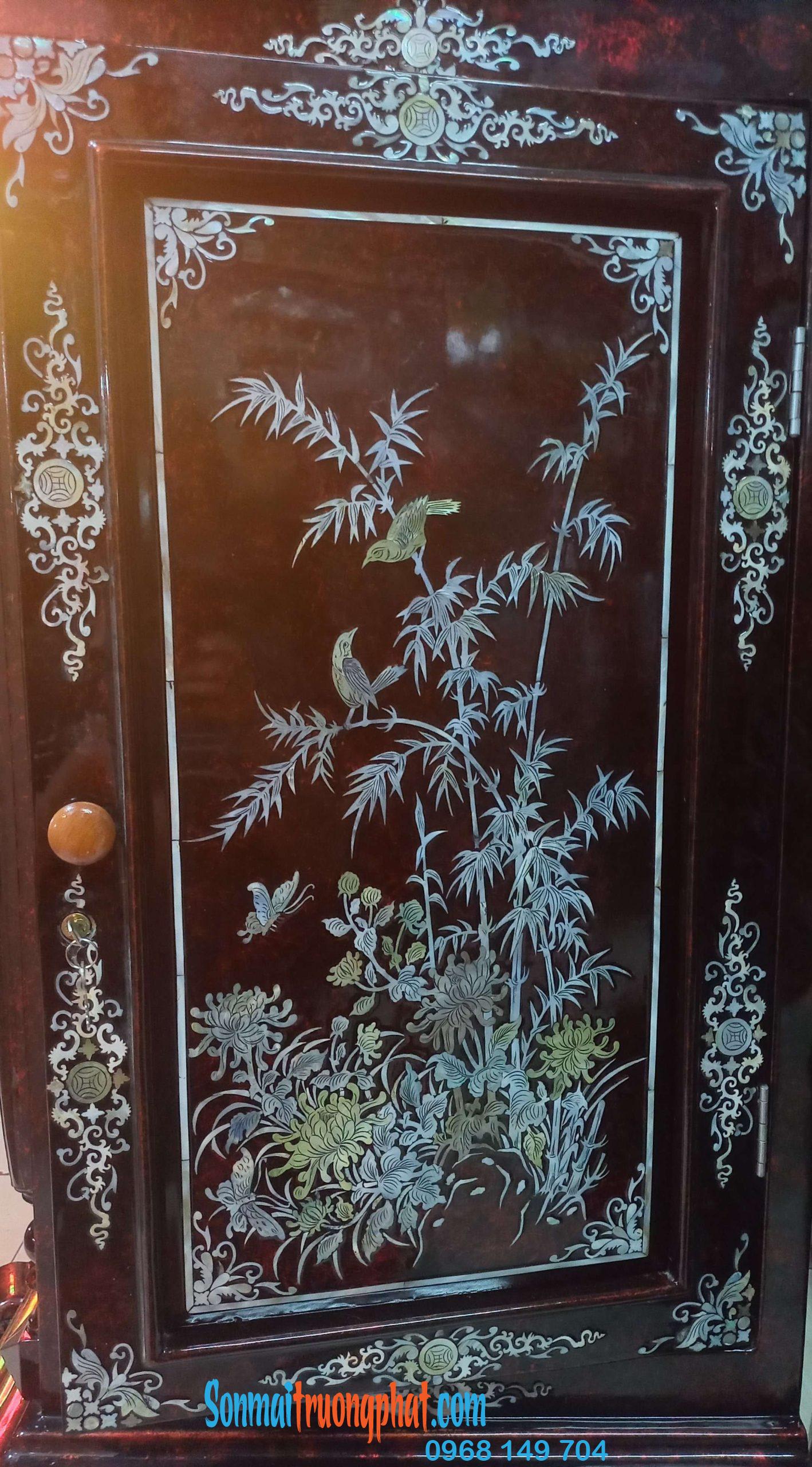 Tủ Thờ Sơn Mài – Tinh Hoa Nghệ Thuật Thờ Cúng Truyền Thống 146x154x68cm Tủ Thờ Sơn Mài – Tinh Hoa Nghệ Thuật Thờ Cúng Truyền Thống 146x154x68cm