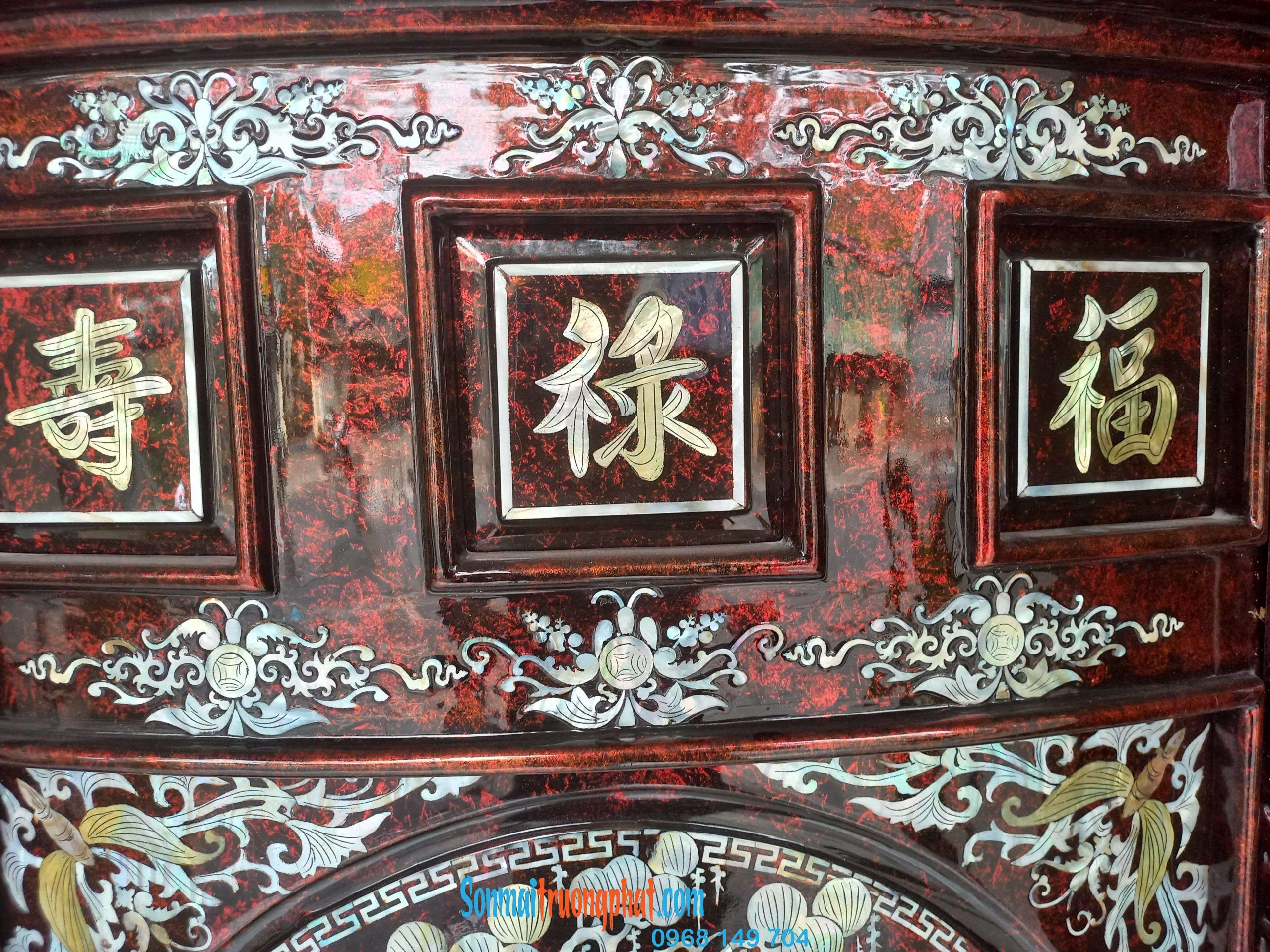 Tủ Thờ Sơn Mài – Tinh Hoa Nghệ Thuật Thờ Cúng Truyền Thống 146x154x68cm Tủ Thờ Sơn Mài – Tinh Hoa Nghệ Thuật Thờ Cúng Truyền Thống 146x154x68cm