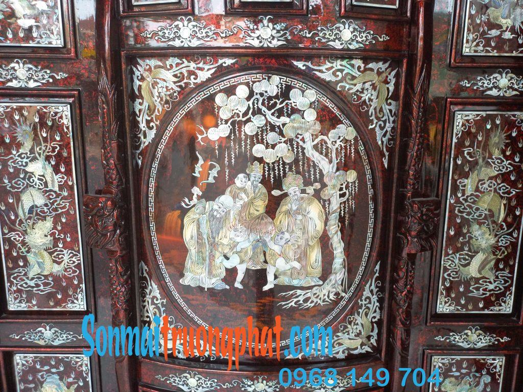 Tủ Thờ Sơn Mài – Tinh Hoa Nghệ Thuật Thờ Cúng Truyền Thống 146x154cm Tủ Thờ Sơn Mài – Tinh Hoa Nghệ Thuật Thờ Cúng Truyền Thống 146x154x68cm