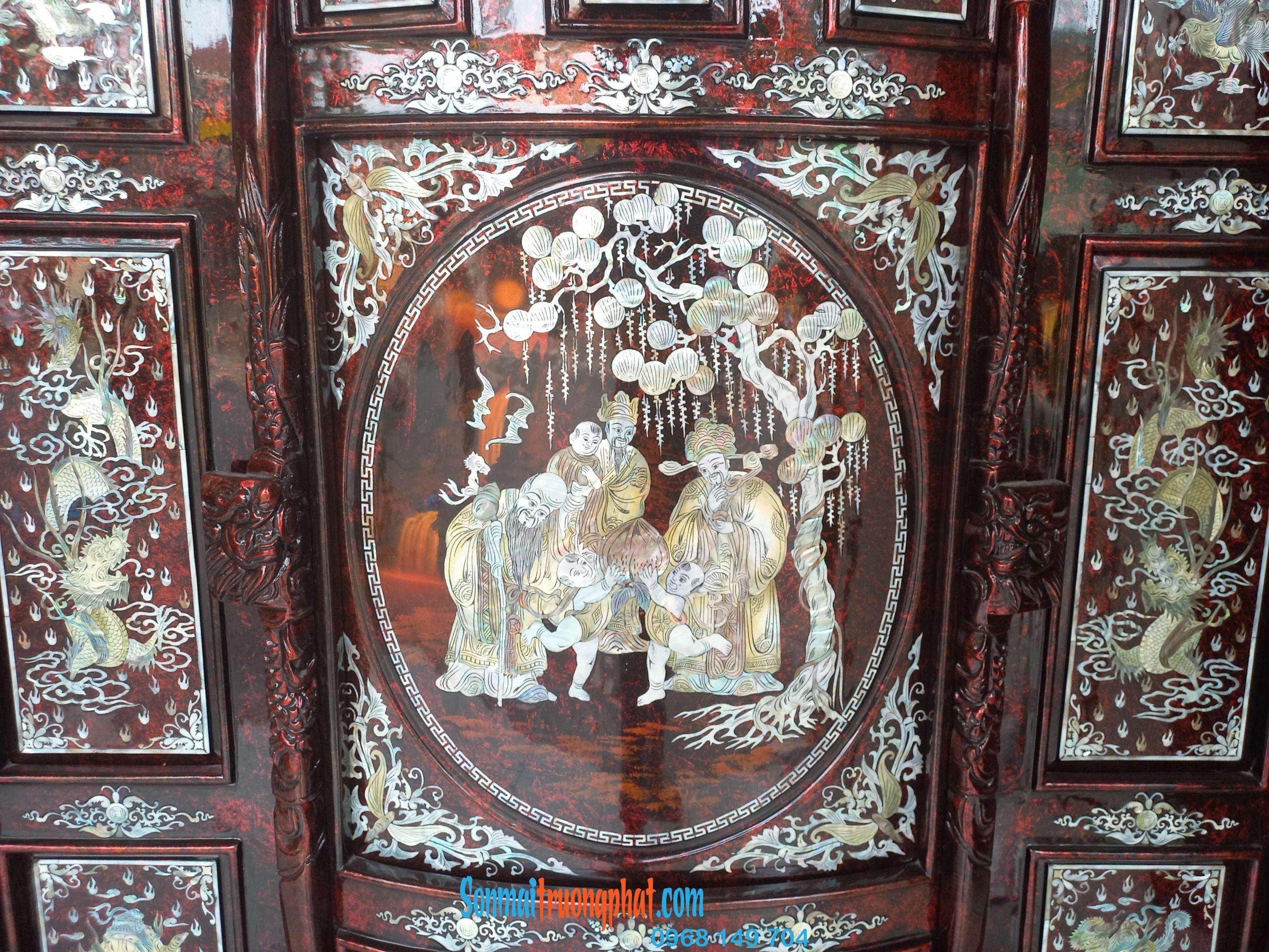 Tủ Thờ Sơn Mài – Tinh Hoa Nghệ Thuật Thờ Cúng Truyền Thống 146x154x68cm Tủ Thờ Sơn Mài – Tinh Hoa Nghệ Thuật Thờ Cúng Truyền Thống 146x154x68cm