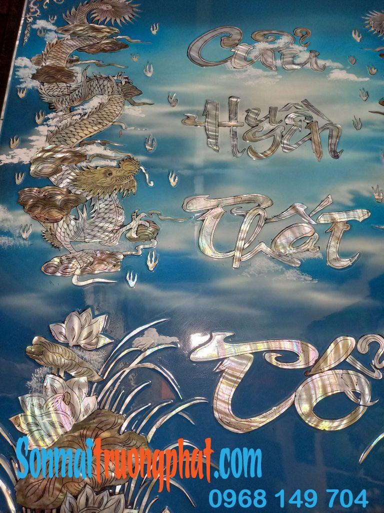 Tranh Sơn Mài Cửu Huyền Thất Tổ Song Long 106x106cm – Tinh Tế Phù Hợp Với Mọi Không Gian Thờ Tranh Sơn Mài Cửu Huyền Thất Tổ Song Long 106x106cm – Tinh Tế Phù Hợp Với Mọi Không Gian Thờ